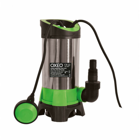 Pompe vide cave 900W eaux chargées