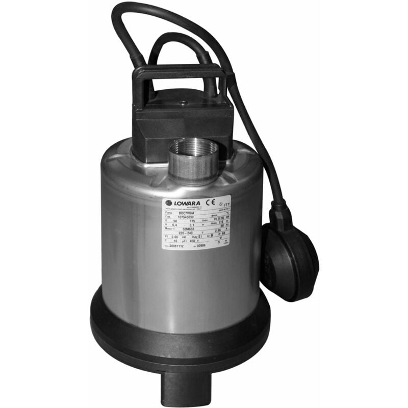 Lowara - pompe pour eau de travail doc 7VX