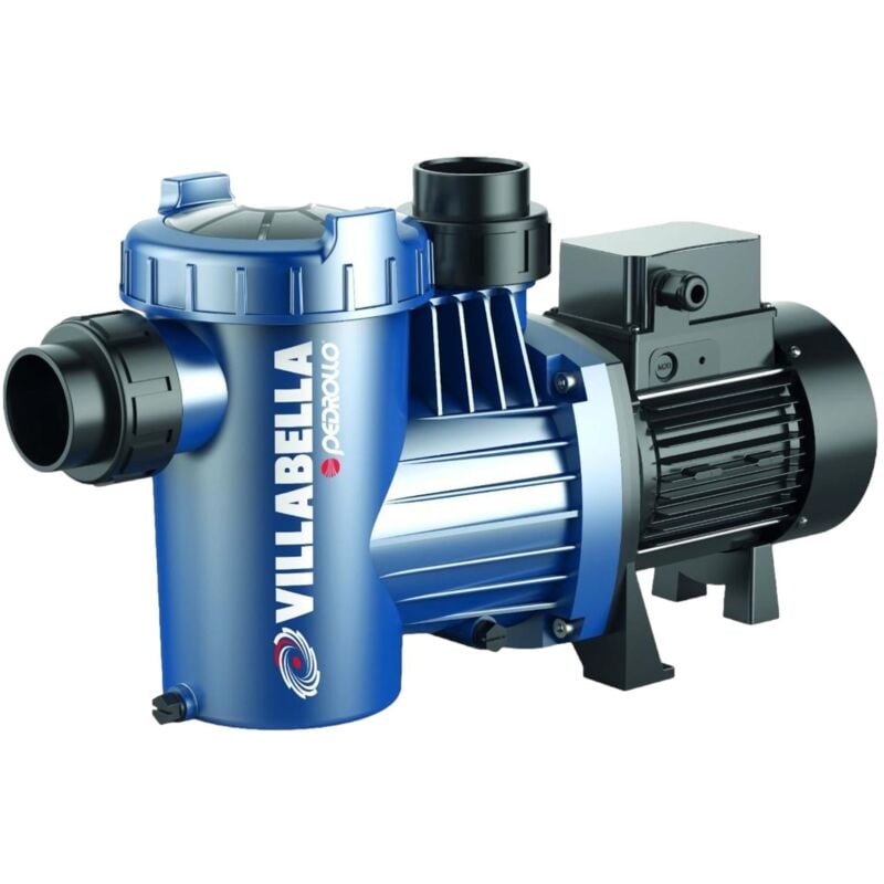 Pompe De Filtration Piscine Villabella Pedrollo 50 Monophasé 230v - 0.37 Kw - 12 M3/h