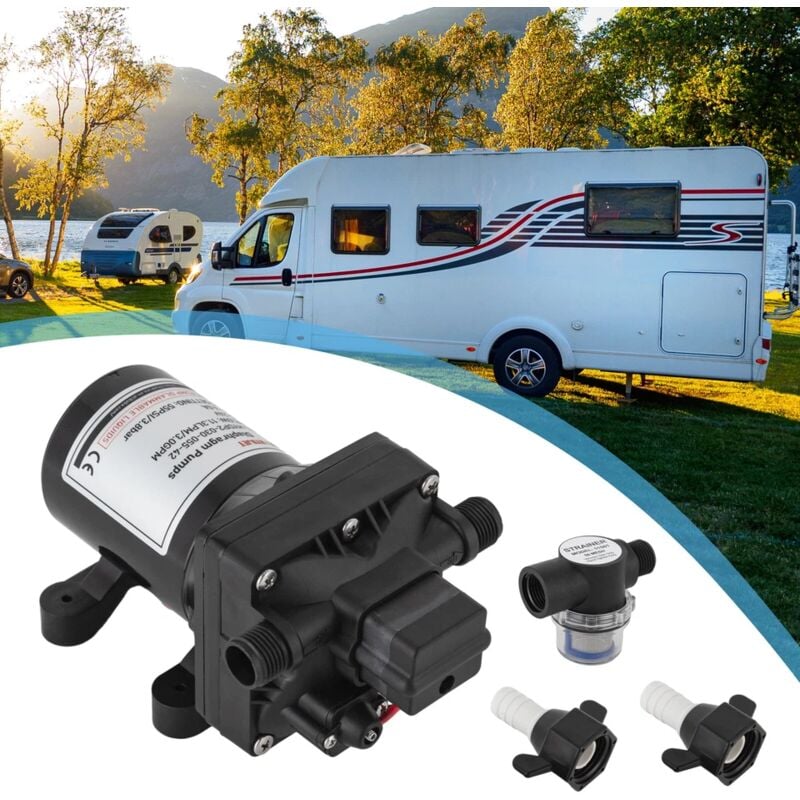 Senderpick - Pompes à eau pour véhicules de plaisance Pompes de surpression auto-amorçantes Pompes à pression à membrane 55PSI