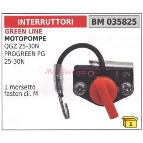 Pompes à moteur GREEN LINE QGZ 25 30N PROGREEN PG 25 30N interrupteur 035825