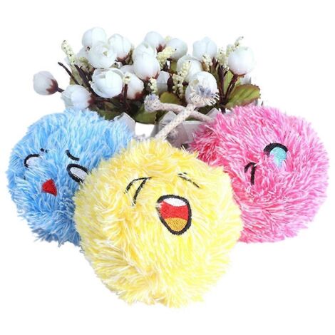 PomPoms Squeaks, jouet pour chat, balles en pompon souples et colorées