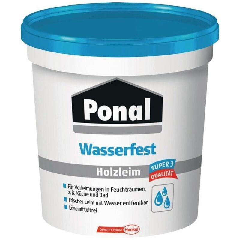 Ponal - Colle à bois imperméable à l'eau / Super 3 760 g en 204 : D3