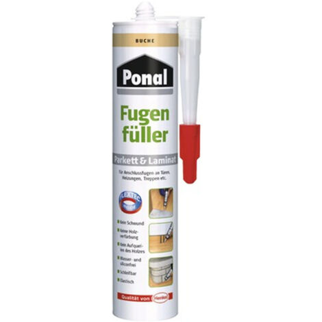 Ponal Parkett und Laminat Fugenfüller 280 ml buche Fugen Dichtstoff Boden