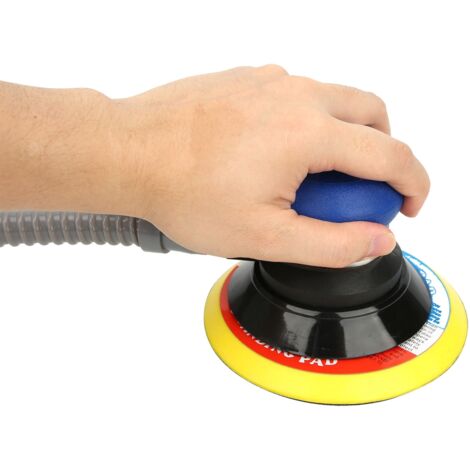 Ponceuse à air comprimé 150 mm avec raccord 1/4" pour polissage et ponçage industriel