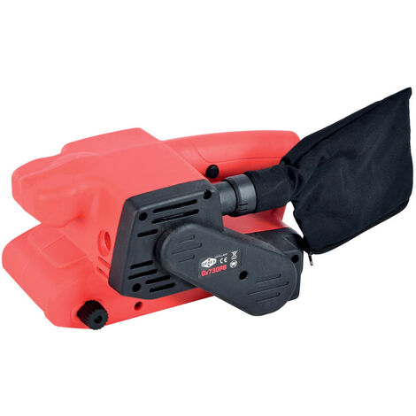 Ponceuse à bande 730W – Vitesse 200m/min – Dimensions bande 76x457mm – Sac de récupération inclus – Pour ponçage bois et métal – Gerex