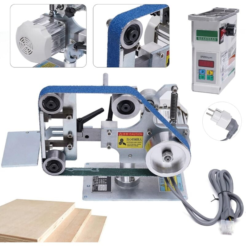 Ponceuse à bande 762 x 25 mm, ponceuse à disques, ponceuse à bande et ponceuse à bande, ponceuse à bande métallique 220 v