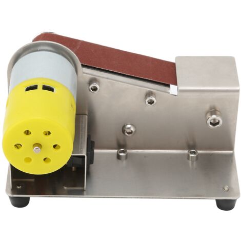 Ponceuse à bande compacte 150W pour affûtage et finition - Outil électrique bricolage avec prise européenne