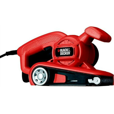 Ponceuse a bande filaire 720W BLACK+DECKER (Livrée avec 1 Bande abrasive + Sac collecteur de poussieres) - KA86-QS