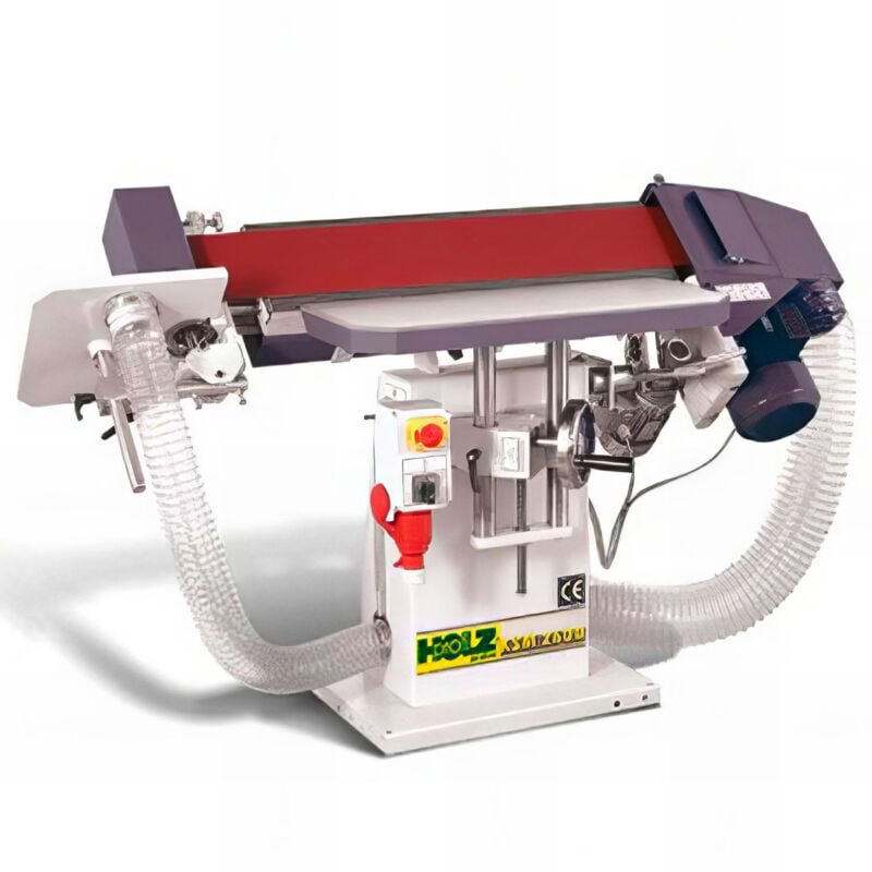 Ponceuse à bande oscillante triphasée l. 2 600 x 150 mm - 3 300 w 390 v