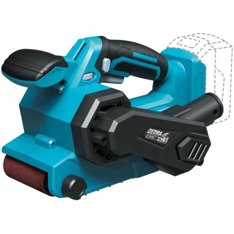 Ponceuse à bande sans fil DEDRA 18 V : travail rapide et précis