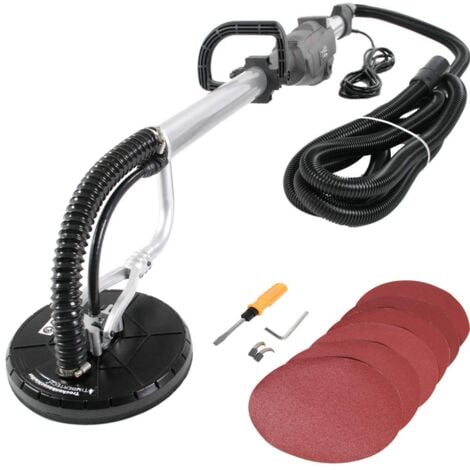 Ponceuse à bras avec barre d’extension 225 mm noir