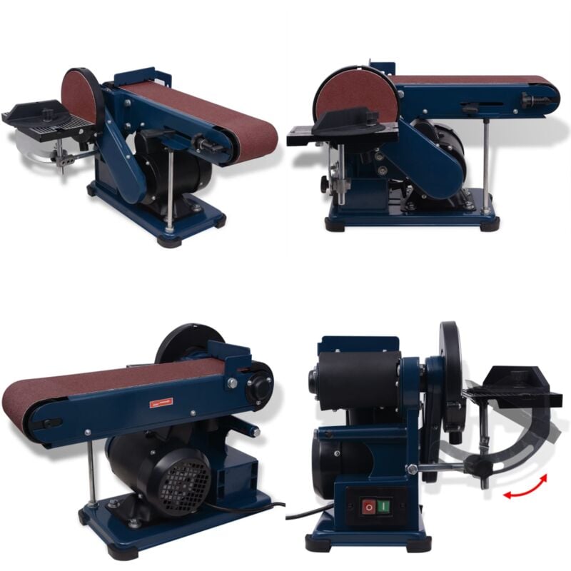 Vidaxl - Ponceuse à disque et à bande 375 w - - Home & Living