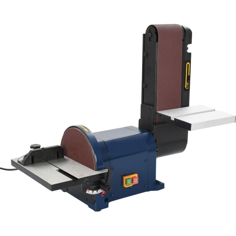 Ponceuse à disque et à bande électrique 500 W 200 mm