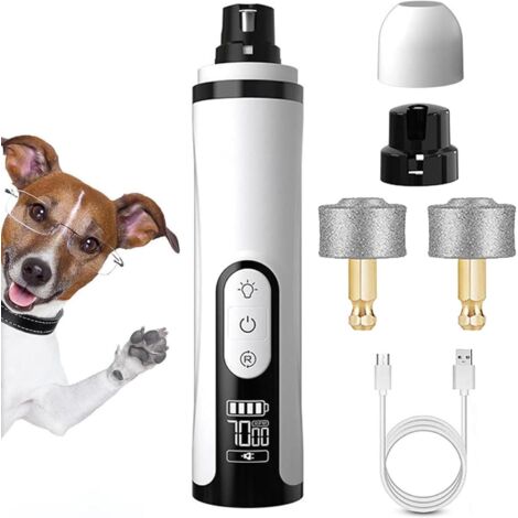 Ponceuse à Griffes électrique pour Chien - avec éclairage