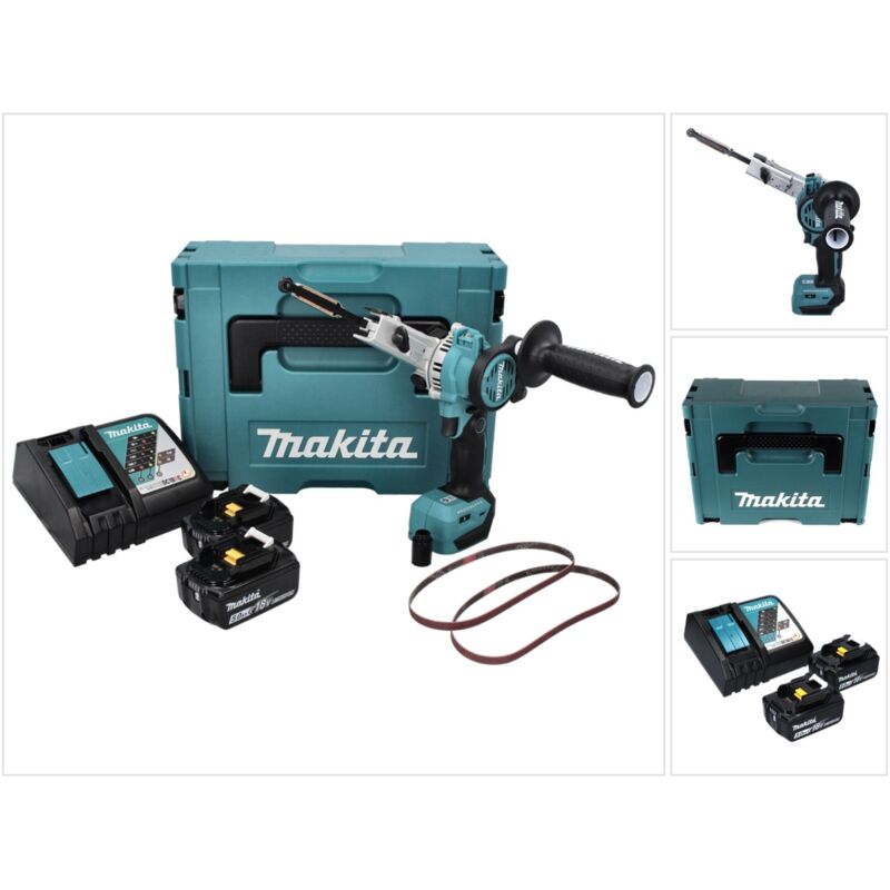 Ponceuse à bande 18V bl lxt (2x5,0 Ah) en coffret Makita DBS180RTJ