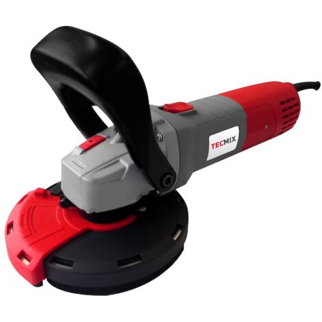Ponceuse béton électroportative 1400W – Diamètre disque 125mm – Système d'aspiration intégré – Pour travaux de rénovation intensifs – Tecmix - TCG125