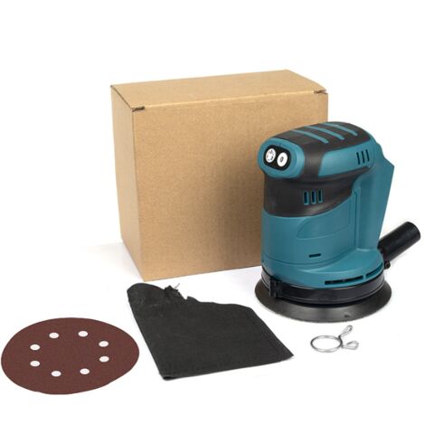Ponceuse circulaire rechargeable polisseuse lithium-ion ponceuse travail du bois régulateur 3 vitesses métal nu sans batterie