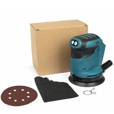 Ponceuse circulaire rechargeable polisseuse lithium-ion ponceuse travail du bois régulateur 3 vitesses métal nu sans batterie