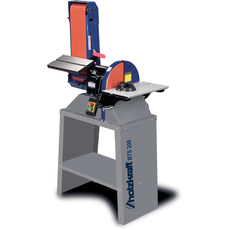 Ponceuse à bande et à disque 150x1220 mm dia. 305 mm 1,1 kW 230V Holzkraft BTS200