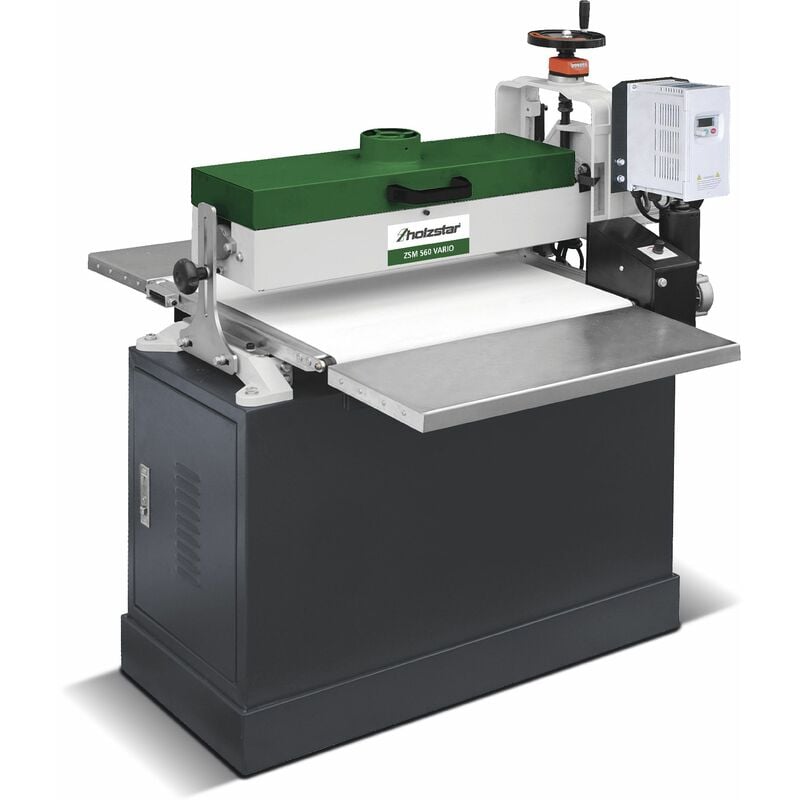 Holzstar - Ponceuse à cylindre largeur de ponçage 555 mm max. hauteur de pièce 80 mm 1,1 kW 230V vitesses variables ZSM560 vario