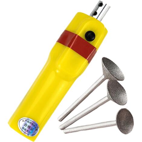 Ponceuse Électrique pour Procédé de Billard et Appareil de Réparation Motorisé Kit Complet avec Machine de Ponçage Outil de Formage pour Un Entretien( 3pcs S M L)