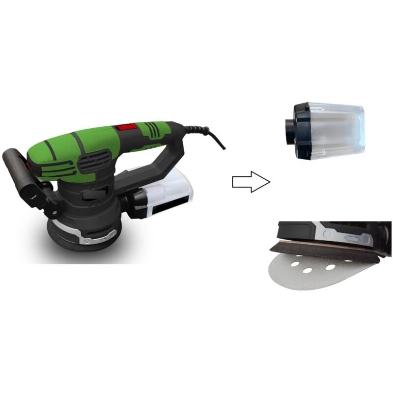 Bigb - Ponceuse excentrique électrique 450w - disque 125mm