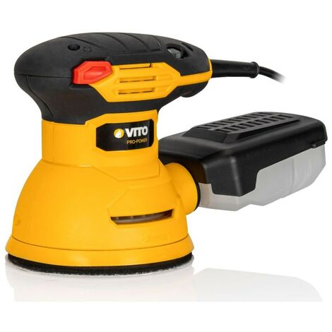Ponceuse Excentrique Orbitale 300W- 125mm Bois Métal PVC Récupérateur Poussières 230V VITO
