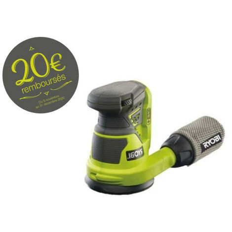 Ponceuse excentrique RYOBI 18 V OnePlus sans batterie ni chargeur R18ROS-0