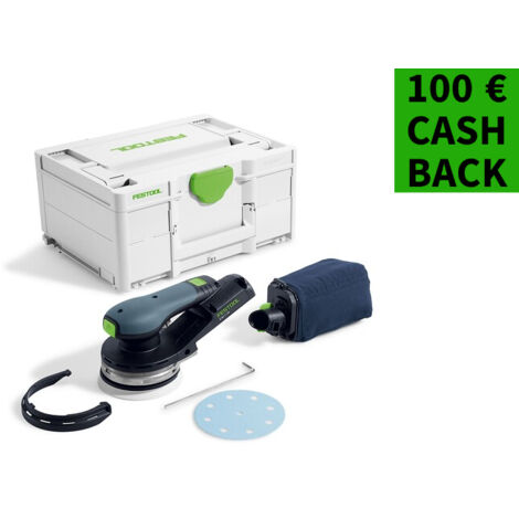 Ponceuse excentrique sans fil Festool ETSC 2 125-Basic sans batterie ni chargeur dans Systainer