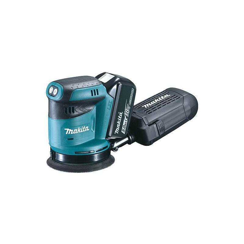 Banyo - Ponceuse excentrique sans fil makita DBO180RTJ 18V avec 2x batteries 5,0 Ah et chargeur