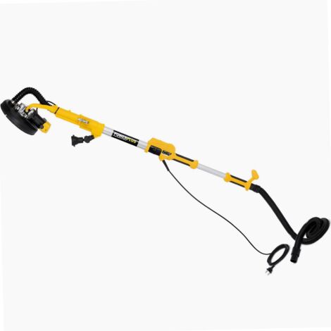 Ponceuse girafe 710 W – Vitesse max 1500 min-1 – Diamètre de ponçage 225 mm – 6 disques abrasifs inclus – Tube télescopique pour espaces confinés – Powerplus
