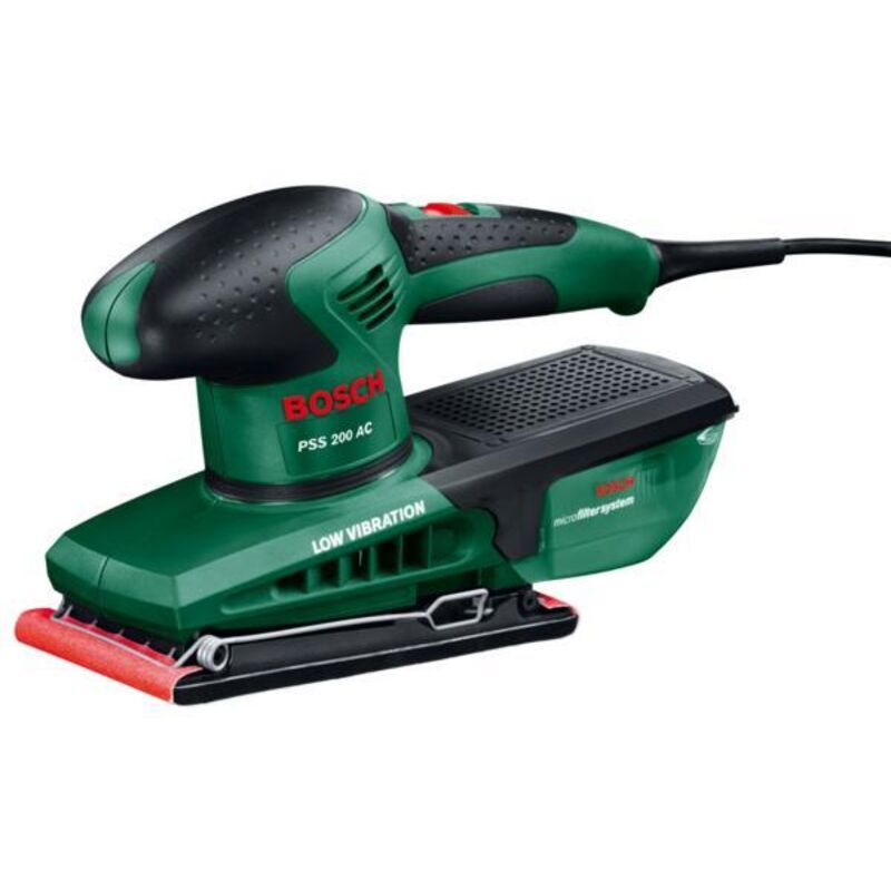 Ponceuse Orbitale Bosch PSS 200 AC – 200 W, Surface 92 x 182 mm, Système Microfiltre - vue 4