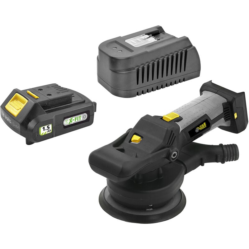 Fartools - kit xf-orbital Ponceuse orbital 18V patin Ø150mm + batterie 1,5Ah + chargeur rapide