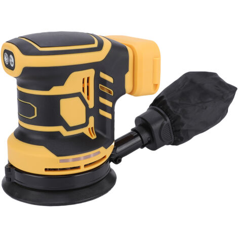 Ponceuse orbitale électrique sans fil 5 pouces, 3 vitesses réglables, compatible avec batterie 20 V et système d'aspiration des poussières, pour le ponçage du bois (outil seul).