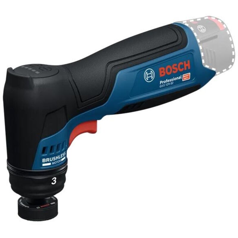 Ponceuse orbitale sans fil Bosch gss 12V 32 sans batterie ni chargeur dans 'emballage carton