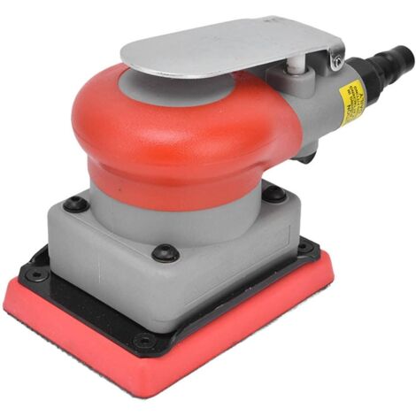 Ponceuse pneumatique 10000 tr/min – Surface de ponçage 75x100mm – Pour finition bois, métal et élimination de rouille – Moteur haute performance - 3x4in