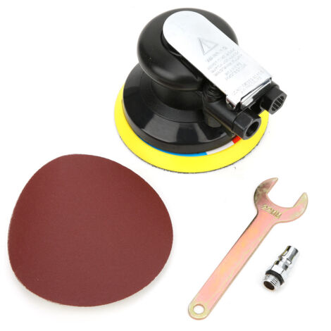 Ponceuse Pneumatique 5" KP-654, Polisseuse Compacte avec Disque Abrasif 180 en Suède