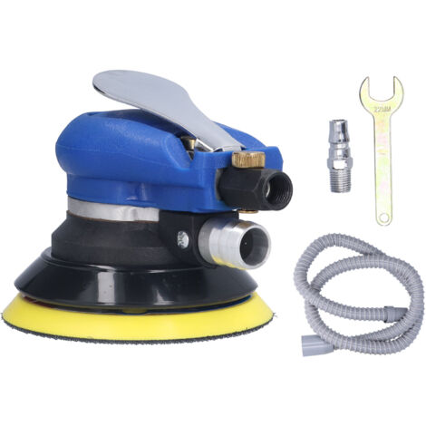 Ponceuse Pneumatique 5" Polisseuse Orbitale avec Aspiration pour Ponçage Meulage