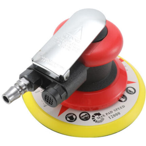 Ponceuse pneumatique 6 pouces de ponçage de polissage à la cire pour le mur de voiture en bois 10000 tr / min rouge
