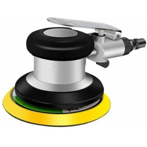 Ponceuse pneumatique à double action 125mm – Vitesse 9500tr/min – Pour polissage bois, métal, verre, plastique – Conception ergonomique
