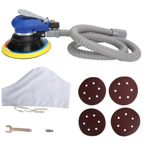 Ponceuse Pneumatique avec Aspiration pour Cirage et Polissage - Outil de Bricolage