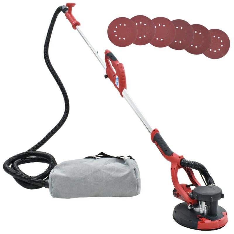 Ponceuse pour cloison sèche avec fonction d'aspiration 750 w Vidaxl