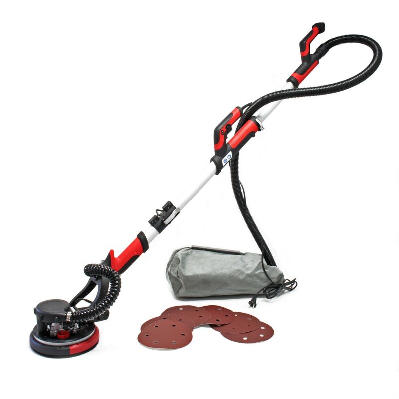 Ponceuse professionnelle à bras long manche avec meule de 750 watts diamètre 225 mm