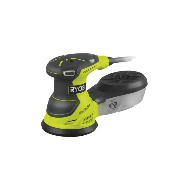 Ponceuse excentrique électrique - ROS310-SA20 - 310W - 125mm - sac de transport - Ryobi