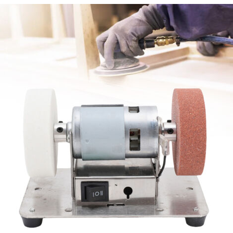 Ponceuse Table Multifonction 100W 70mm avec 2 Roues pour Métal Bois Cutter Bijoux