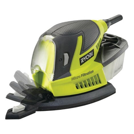 Ponceuse triangulaire RYOBI 100W - 20 abrasifs RPS100-GA20