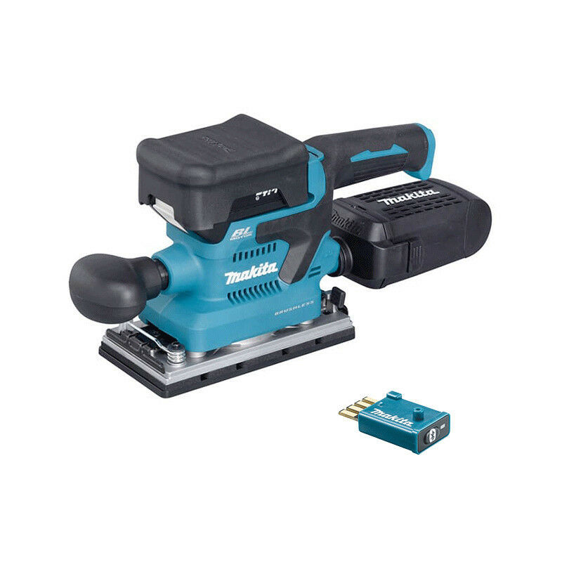 Ponceuse vibrante 18V Ø93x185 mm Bluetooth AWS MAKITA sans batterie DBO381ZU - vue 3