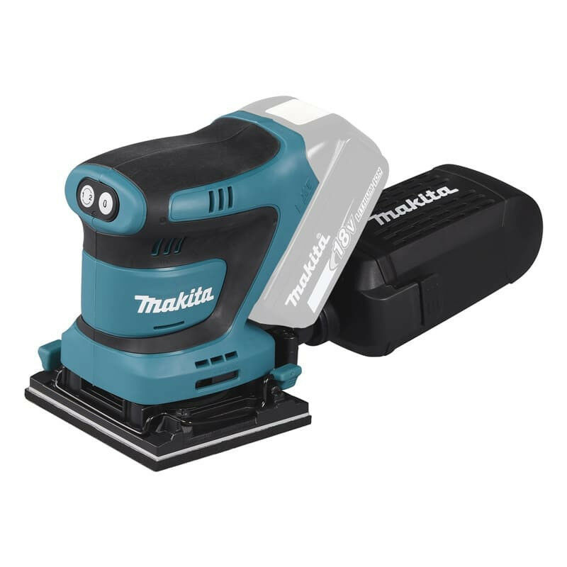 Ponceuse Vibrante Makita DBO480Z – 18V, 112 x 102mm, Ergonomique, Aspiration Intégrée - vue 5