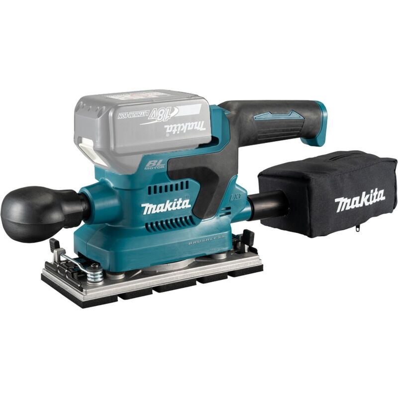 Ponceuse Vibrante Makita DBO382Z – 18 V, Moteur Brushless, 3 Vitesses - vue 3